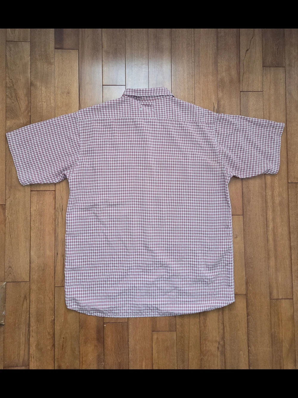 The North Face Men's Short-Sleeve Button-Up Checkered Plaid Shirt Size XL